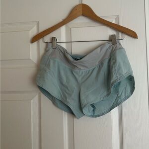 lululemon athletica Pale Aqua Women's Athletic Shorts